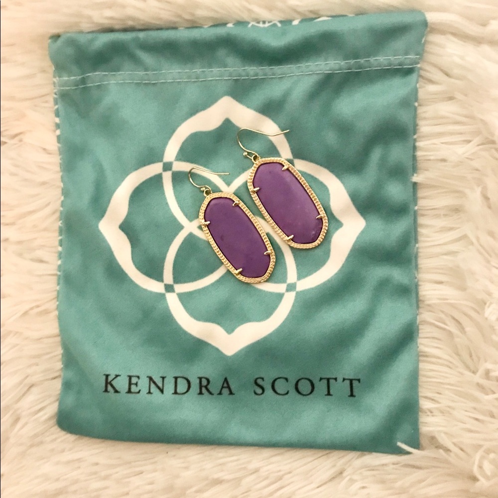 Lavender Kendra Scott Elle earrings